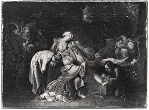 Jean Calas (1698-1762) jättää hyvästit perheelleen